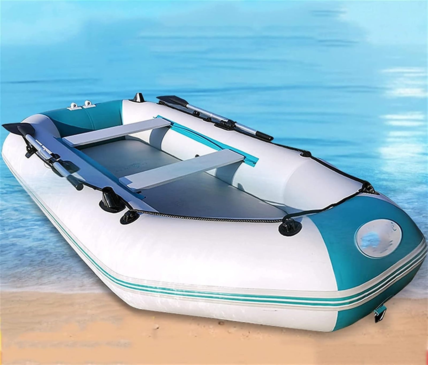 2,3 M Aufblasbares Boot Gummiboot, Floß Aufblasbares Kajak, Fischerboot Kajak Hovercraft Wassersport