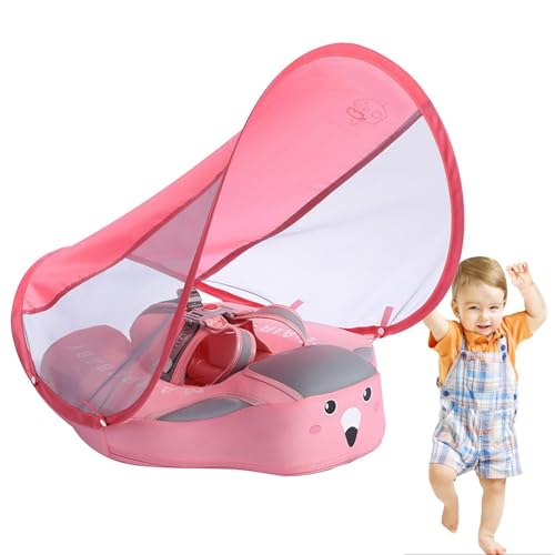 Baby Schwimmhilfe Mit Sonnenschutz | Schwimmring Für Kleinkinder Mit Sonnendach