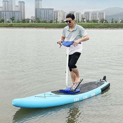 Aufblasbares Paddelbrett, Stand-Up Pedal Aufblasbares Boot, Wasserpark Surfbrett für Spaß Wasseraktivitäten