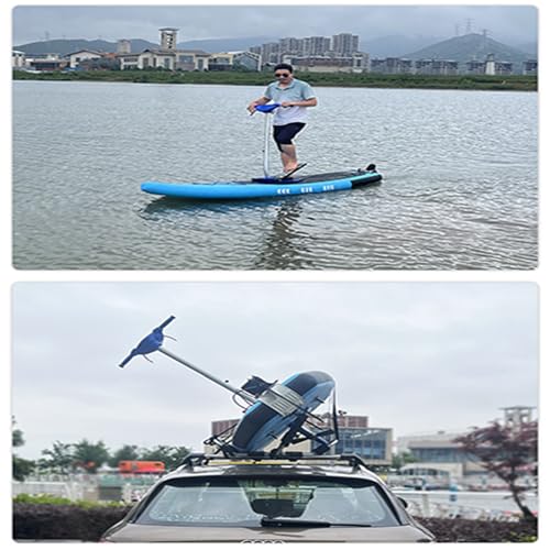 Aufblasbares Paddelbrett, Stand-Up Pedal Aufblasbares Boot, Wasserpark Surfbrett für Spaß Wasseraktivitäten