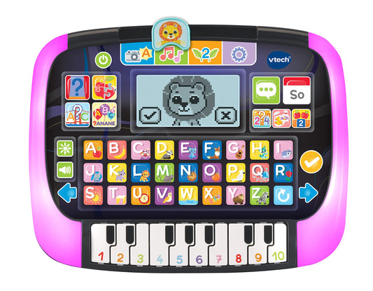 Vtech Baby Lern- und Musiktablet - Sprechendes, musikalisches Tablet mit 12 Lernaktivitäten und leuchtendem Rahmen