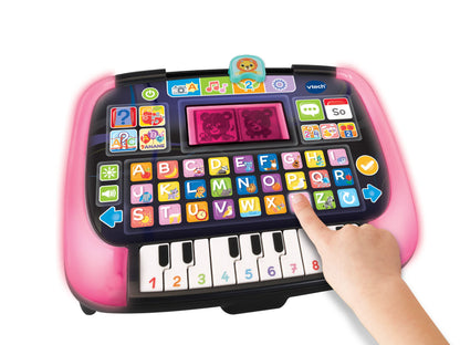 Vtech Baby Lern- und Musiktablet - Sprechendes, musikalisches Tablet mit 12 Lernaktivitäten und leuchtendem Rahmen
